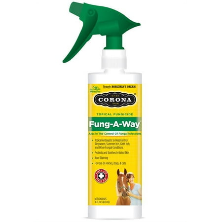 UPC: 0743129104166 | Manna Pro Corona Fung-A-Way Spray for Horses  16 oz.
