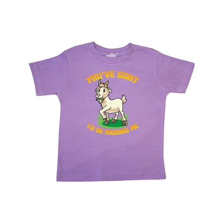 

Inktastic Funny Goat Kid Joke Gift Toddler Boy or Toddler Girl T-Shirt