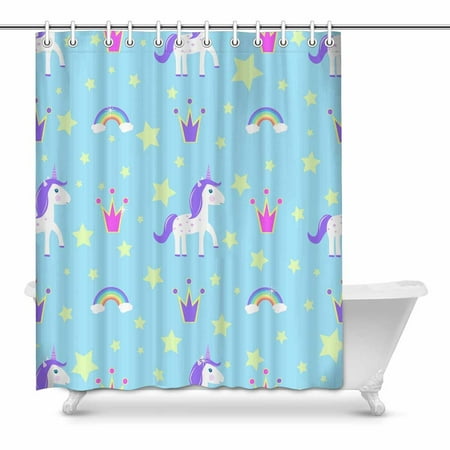 Pop Children S Pattern Unicorn Bathroom Decor Effect Shower