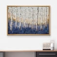 thumbnail image 3 of wall26 Framed Canvas Print Wall Art White Birch Tree with Blue Forest Nature Wilderness Illustrations Realism Rustic Scenic Colorful Multicolor for Living Room, Bedroom, Office - 16"x24" Na, 3 of 5