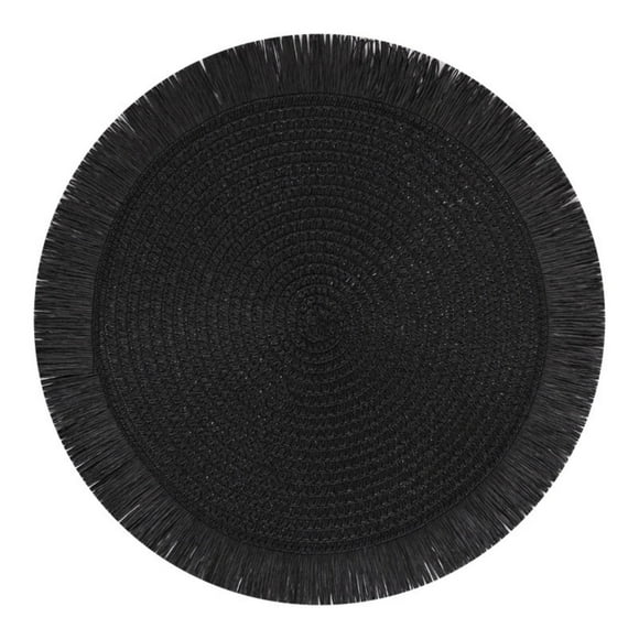 TIEVOSA Napperon de Salle à Manger pour et Style Napperons Noirs Durables pour Usage Quotidien et Réceptions