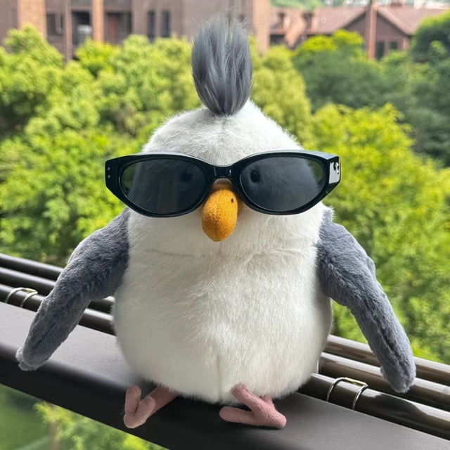 Jellycat Hot Toys Hot Plush Doll Toy Gift Cartoon Children's Rag Doll Doll Wearing Sunglasses