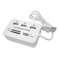 thumbnail image 1 of 3 Port USB Multi-In-1 Hub  SD M2 TF Memory Card Reader Aluminum Adapter Hub 3 Port USB  Multi-In-1  Aluminum  Potable  SD M2 TF Memory Card Reader PC Windows 98 Windows 98SE Accessories, 1 of 8