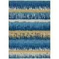 thumbnail image 2 of Addison Rugs Chantille Indoor/Outdoor Transitional Stripes Navy Washable Rectangle Rug, 8' x 10', 2 of 6
