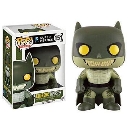 Funko POP! HEROES: BATMAN - KILLER CROC IMPOPSTER #151 VINYL FIGURE From Arkham Asylum  the award winning action-adventure video game  we bring you a diabolical new Pop! series!Picture this...Arkham Asylum is home to Gotham s most vengeful criminals.The Joker has trapped Batman inside while he holds Gotham hostage!Batman has to fight his way out by facing Gotham s most dangerous psychopaths to free the city