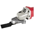 thumbnail image 2 of Angle Grinder to Oscillating Tool Adapter - Multi-Purpose Electric Accessory for Woodworking, Cutting & Edge Trimming - Durable Convertor Head with 2pcs 80mm Sandpapers - Easy Installation for DIY &, 2 of 5