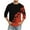 Red, variant on ZCFZJW Mens Fashion Cool T-Shirts Trendy Color Block Print Summer Half Sleeve Round Neck Graphic Tees Shirt Loose Regular Fit Soft Cotton Pullover Tops Gray XXL