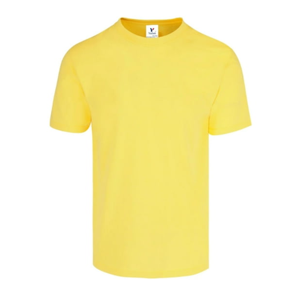 Playera Peso Completo Yazbek Color Canario Tamaño Mediana