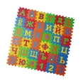 thumbnail image 1 of 36 Pieces EVA Foam Mat Small Russian Letter Comfortable Educational, 1 of 10