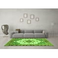thumbnail image 3 of Ahgly Company Indoor Square Oriental Green Modern Area Rugs, 5' Square, 3 of 4