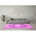 thumbnail image 3 of Ahgly Company Indoor Square Persian Pink Traditional Area Rugs, 8' Square, 3 of 4