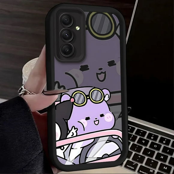 Hello Kitty Pochacco Plain Phone Case for Samsung Galaxy A25 A35 A55 A13 A23 A12 A22 A32 A52 A52S A72 A24 A11 A15 A05 A05S Cover Gift Festivals