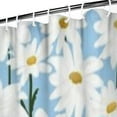 thumbnail image 3 of Lightblue Daisy Flower Green Stems Pattern Shower Curtain 72"x84" ,Bathroom Decorative Shower Curtains Set with 12 Hooks,Modern Waterproof Washable Shower Curtain, 3 of 6