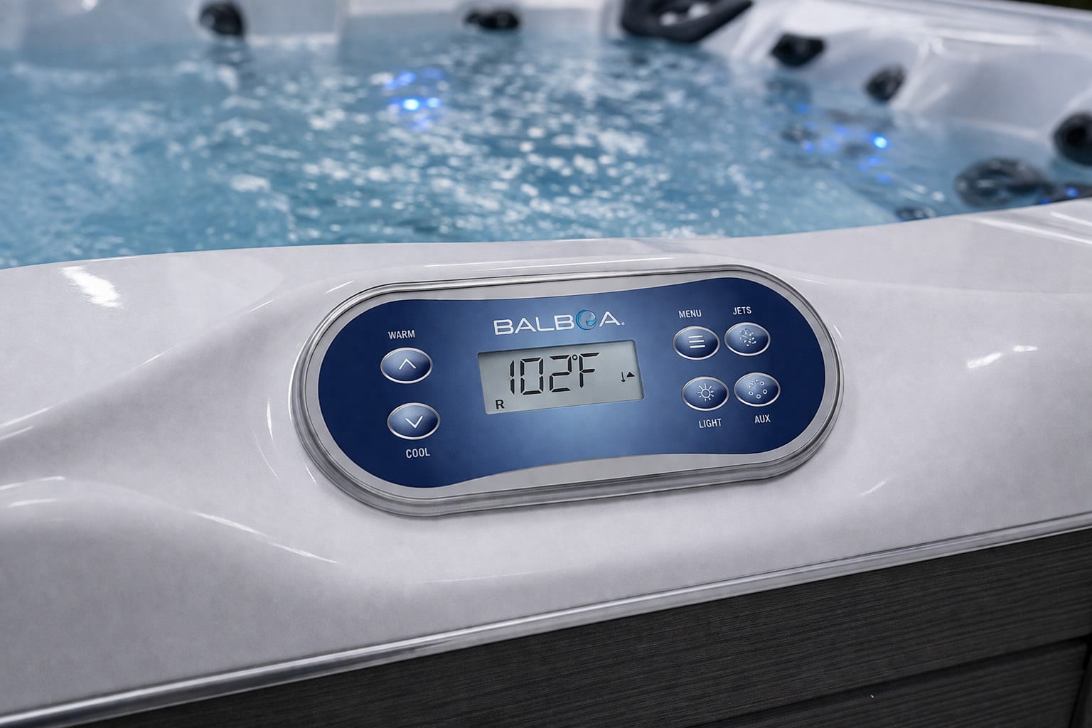 Luxury Spas Estes 5 Person Outdoor Spa with 52 Massage Jets and LED Lighting