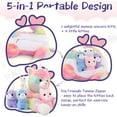 thumbnail image 3 of MaoGoLan 5pcs Cat Stuffed Animal 24" Stuffed Cat Toy Mommy Caticorn with 4 Kitties Plush Toy, 3 of 7