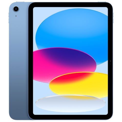 Restored Apple iPad A16 11-inch 128GB with Wi-Fi + Cellular (11th Generation) Open Box shown in a front-facing view. Features a Liquid Retina display with vibrant colours, USB-C connector, and rear camera. Compatible with Apple Pencil and Magic Keyboard Folio for enhanced productivity and creativity.