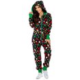 thumbnail image 1 of Pyjama de Noël à Capuche pour Femmes - Chaud, Doux et Confortable une Pièce pour les Fêtes, 1 of 5