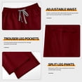 thumbnail image 4 of VIAOLI Scrubs Set for Women - Modern V-Neck Top & Tapered Leg Jogger Pants Multiple pockets Nursing Uniforms, 4 of 6