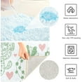 thumbnail image 4 of GZHJMY Cactus Pink Love Heart Bath Mat for Bathroom Rugs Rectangle Carpet for Shower, Fluffy Absorbent & Machine Washable, 16x24 Inch Carpet Runner, 4 of 5