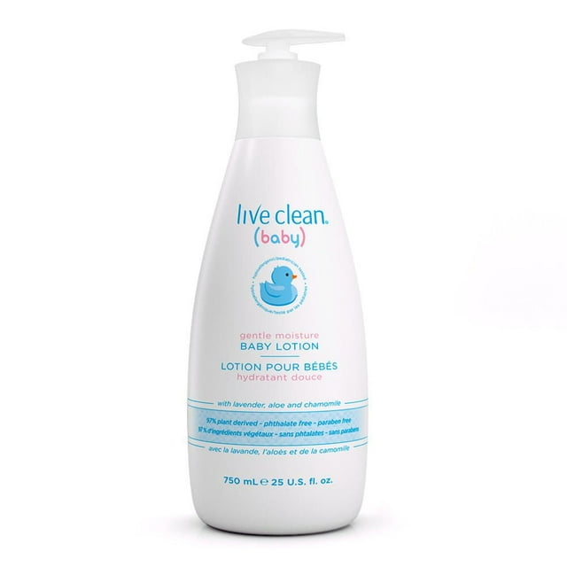 Live Clean Lotion pour bébés hydratant douce