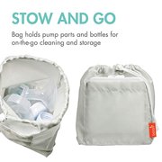 Boon Portable Bottle Brushes, Pump Cleaning & Drying Set
