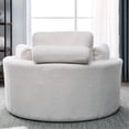 thumbnail image 6 of Modern Swivel Design, Comfortable Foam Cushions - Relaxing in Living Room or Hotel with Storage Ottoman, 6 of 6