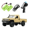 thumbnail image 2 of Coche RC Crawler 1/12 con carga USB, 4x4, camión RC para carretera, alfombra, camino de piedra y barro 2 baterías, 2 of 9
