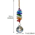 thumbnail image 4 of Atrapasueños colgante de cristal, bola de prisma, decoración para el hogar y la boda, artesanías hechas a mano, máquina para hacer arcoíris con colgantes de cristal de colores, 4 of 5