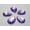 Purple, variant on U8MO 100 Flatback Acrylic TearDrop Sewing Rhinestone Gem Button 18mm Sew on beads-Gold