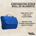 thumbnail image 3 of Roll Up Picnic Blankets Set of 10, Bulk Pack - Great outdoor blanket for Camping, Picnic, Beach, Sports, Outdoor Activities - Blue, 3 of 5