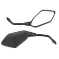 thumbnail image 1 of Motorcycle Rearview Mirror, Carbon Fiber Color 22mm Universal Handle Bar Mirrors 2 Pcs Handlebar Mirror For ATV Scooter, 1 of 8