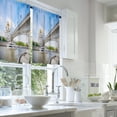 thumbnail image 2 of LALILO Kitchen Curtains and Valances Set of 3 36" Summer Window Treatment Tiers for Window Decor, 2 of 5