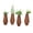 Brown, variant on Dserhfy 4Pcs Wooden Wall Mount Vase Farmhouse Rustic Home Office Living Room Wall Hanging Artificial Plants Holder Dried Flower Vase Decoration