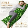 thumbnail image 3 of Yiaed Body Pillow Cover, Ultra Soft Microfiber Pillowcases, Breathable Long Pillow Case, Envelope Closure-Happy St. Patrick's day (20x54 inch)（Pillow core not included）, 3 of 5