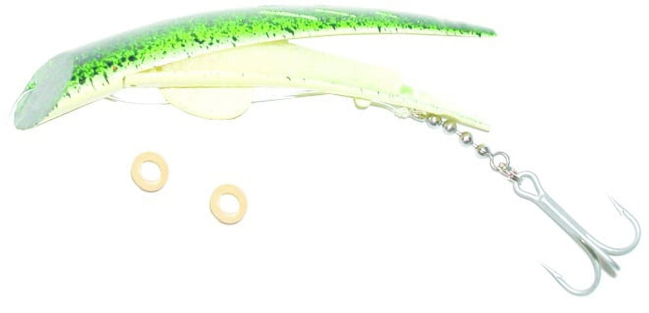(2 pack) Brad's Killer Fishing, Super Bait Cut Plug, 4", Shamrock