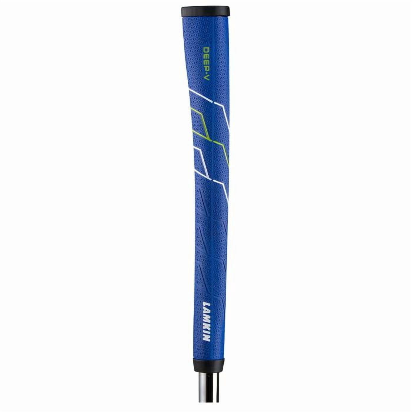 Lamkin SINK Fit Deep-V Standard Putter Grip (Blue/Black, 10.5") Golf NEW