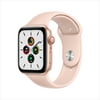 Apple Watch SE (1st Gen) GPS + Cellular, 44mm Gold Aluminum Case with Pink Sand Sport Band - Regular