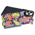 thumbnail image 3 of DALUX Hybrid Slim Dual Layer Phone Case Cover Compatible with Iphone 13 Pro (6.1 inch) - Orange Stylish Camo, 3 of 3