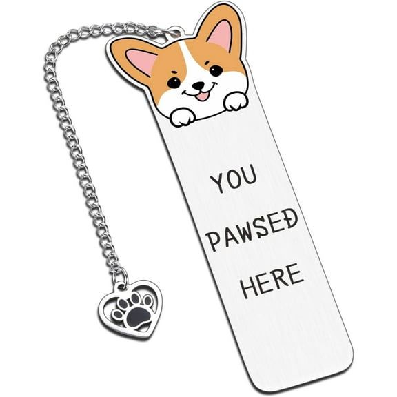 Corgi Bookmarks for Women - Funny and Cute Book Marks for Reading - Bookish Gifts for Corgi Lovers - Birthday and Christmas Gifts for Best Friends