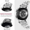 thumbnail image 4 of KOMI Replacement Metal Strap Bands for Samsung Galaxy Watch 6 Classic 43mm 47mm/Watch Pro 5 45mm/Watch 4 Classic 42mm 46mm Stainless Steel Business Watch Band for Galaxy Watch 6/5/4 44mm 40mm men, 4 of 7