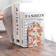 thumbnail image 6 of Pofeuu Flowers And Birds Watercolor Print Large Bookend Hold Heavy Books- Wood Bookends for Heavy Books Heavy Duty Book Ends Wood Bookends for Office Desk Non-Skid, 6 of 7