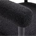 thumbnail image 3 of Meridian Furniture Hyatt Boucle Dining Chair, Black, 3 of 8