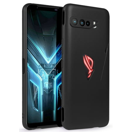 Nakedcellphone Case Compatible with Asus ROG 3 Phone, Matte Black Flexible TPU Cover for ROG-3, ZS661KS