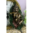 thumbnail image 5 of Lord Krishna as Baby Laying On Peepal Banyan Leaf Hindu Figurine 6"H Statue, 5 of 6