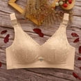 thumbnail image 1 of HongQid Womens Bra No Underwire Comfort Push Up Bras Soft Wireless Bralette Full Coverage Everyday Bra, 1 of 3