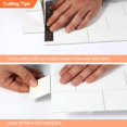 thumbnail image 4 of Protector contra salpicaduras Reovatile para quitar y pegar, PVC, 12 x 12 cm, paquete de 10 unidades, 4 of 8