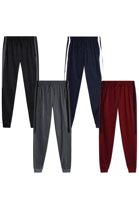 Boys' Sweatpants - Breathable Active Tricot Jogger Track Pants for Boys (Sizes: 4-18)