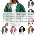 thumbnail image 3 of Qingpeng Womens Lightweight Zipper Up Hooded Jacket Balloon Sleeves Elastic Cuffs Casual Tops for Spring Fall Wear and Outdoor Activities, 3 of 6