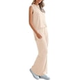 thumbnail image 5 of PRETTYGARDEN Women's Summer 2 Piece Set Loose Tank Top Wide Leg Pants Casual Matching Lounge Travel Outfits Tracksuit, 5 of 8