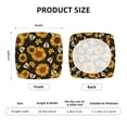 thumbnail image 6 of Fotbe Sunflowers And Bww Velvet Stretch Couch Cushion Cover Plush Cushion Slipcover for Chair Cushion Furniture Protector Seat Cushion Sofa Cover-16.9in, 6 of 9